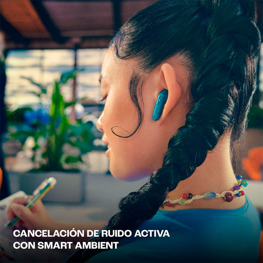 JBL AUDIFONOS TRUE WIRELESS TUNE BEAM 2 GHOST BLANCO