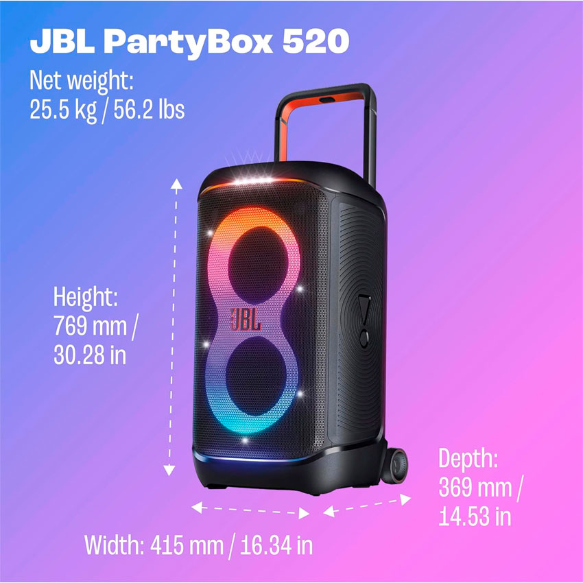 Jbl Bafle Partybox Club 120 2x8"