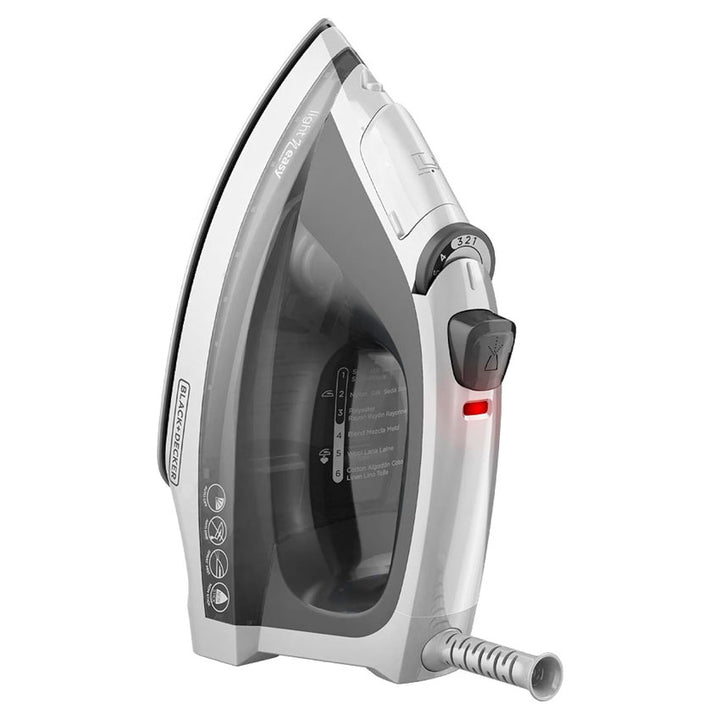 PLANCHA DE VAPOR ACERO INOXIDABLE BLACK+DECKER GRIS