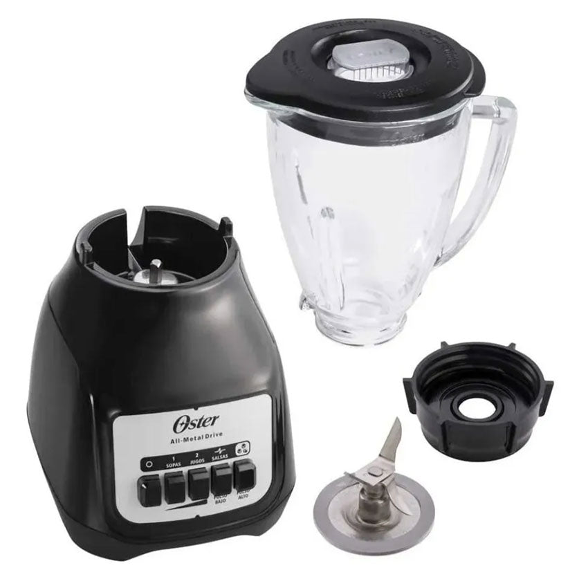 LICUADORA OSTER VEL VASO VIDRIO NEGRA – Sounds Home Tech