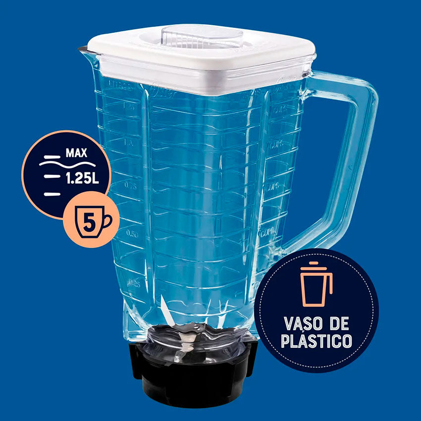 OSTER LICUADORA 2 VELOCIDADES VASO PLASTICO