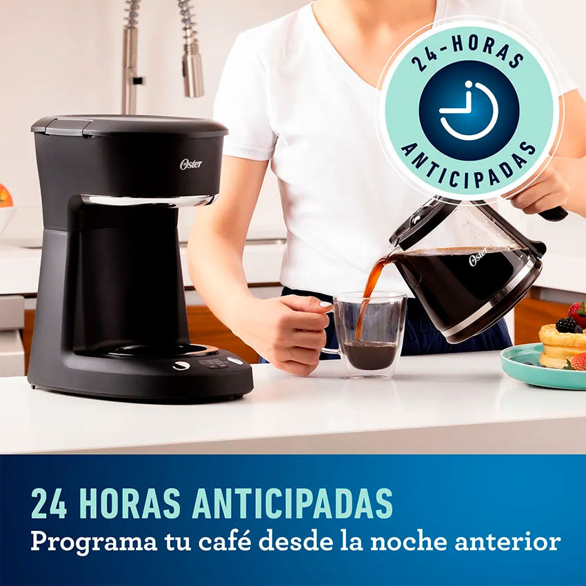 OSTER CAFETERA 12 TAZAS NEGRA (BVSTDCP12B-013)