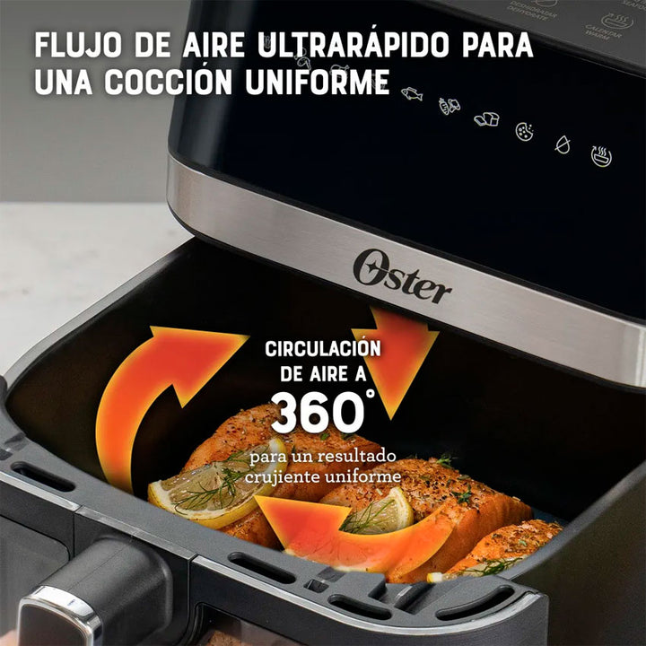FREIDORA DE AIRE DIGITAL OSTER 6L NEGRA (CKSTAF60WDDF)