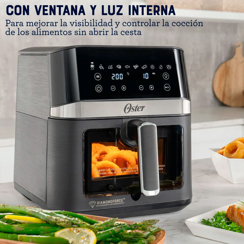 OSTER FREIDORA DE AIRE MANUAL 6L NEGRA