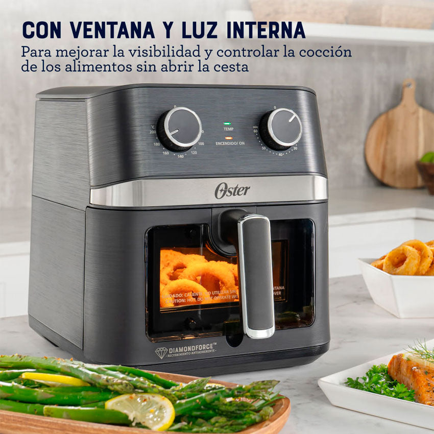 OSTER FREIDORA DE AIRE MANUAL 6L NEGRA