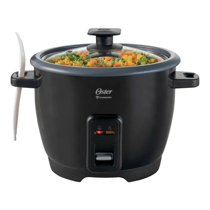 Oster Olla Arrocera 7 Tazas Negra de Gran Capacidad ( Ckstrcb7dfblk-013)