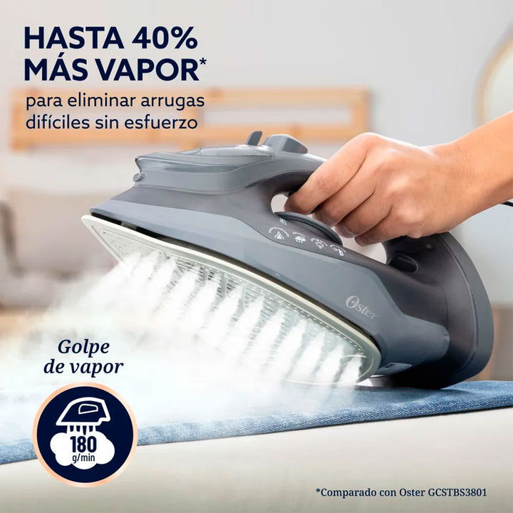 PLANCHA DE VAPOR OSTER (GCSTAC7002-013) NEGRA GRIS