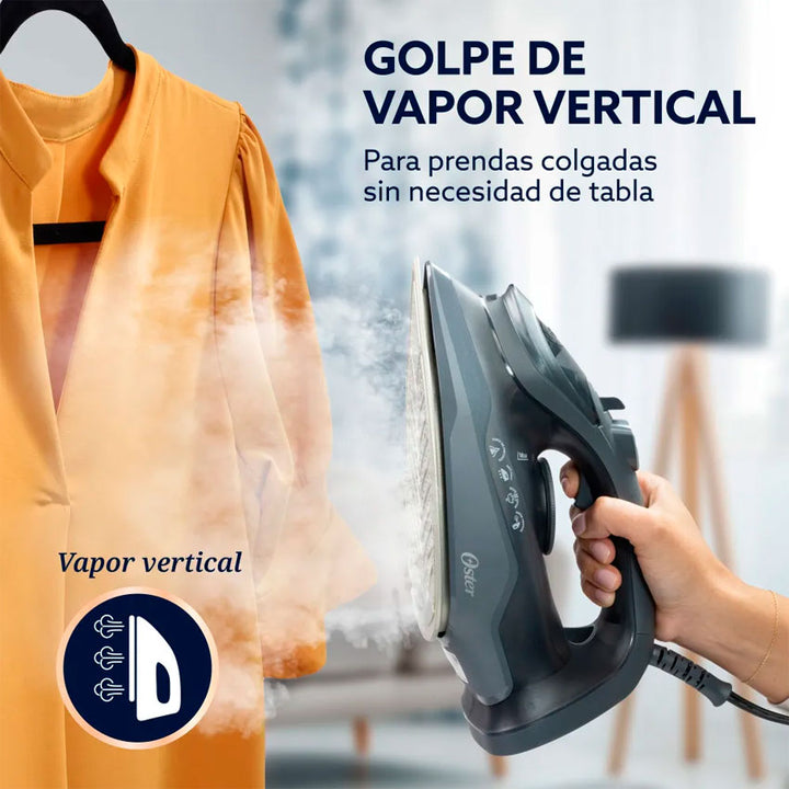 PLANCHA DE VAPOR OSTER (GCSTAC7002-013) NEGRA GRIS