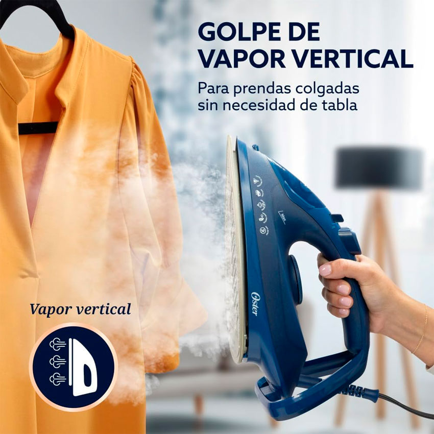PLANCHA DE VAPOR OSTER AZUL