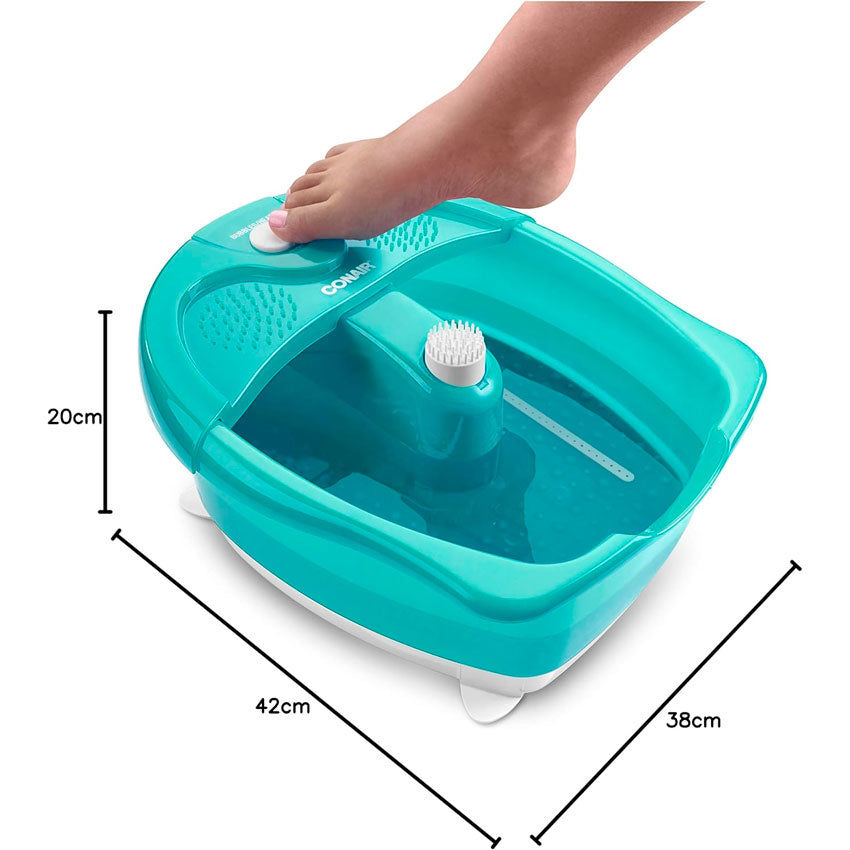 Tina Spa para Pies Teal con Burbujas Conair