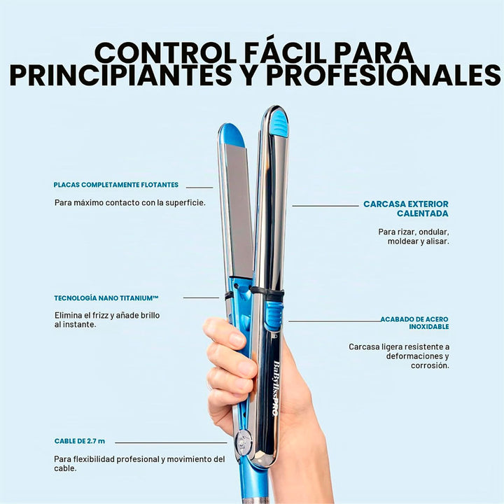 Babyliss Plancha para Cabello Nano Titanium Prima3000