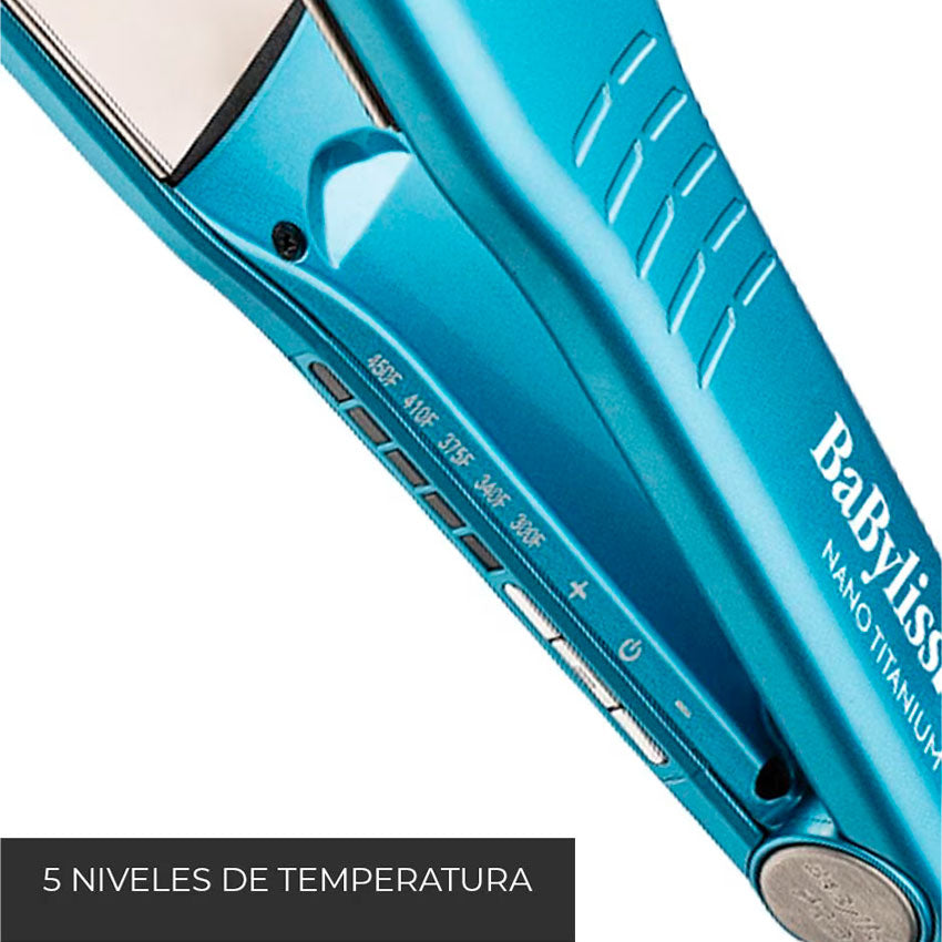 PLANCHA PARA CABELLO 1.5¨ BABYLISS NANO TITANIO LILA