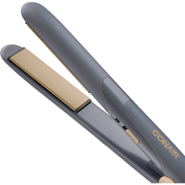 Conair Plancha para Cabello Ceramica Gris//dorado