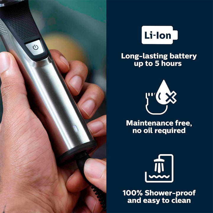 PHILIPS CORTADORA DE CABELLO MULTIGROOMER RECARGABLE 19 PZAS.