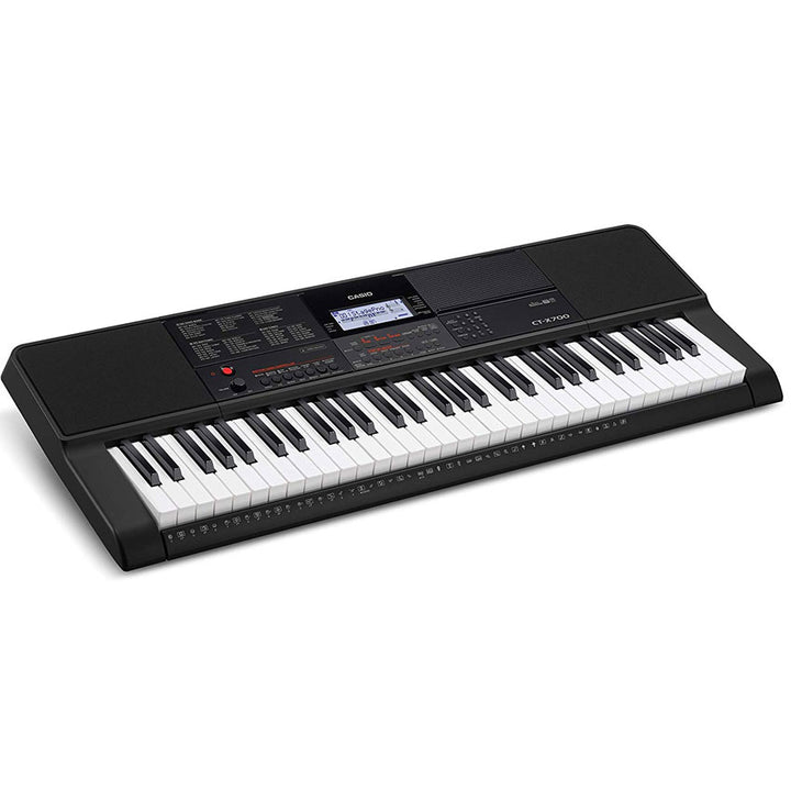 CASIO TECLADO 61 TECLAS 195 RITMOS CTX700 INCLUYE ADAPTADOR