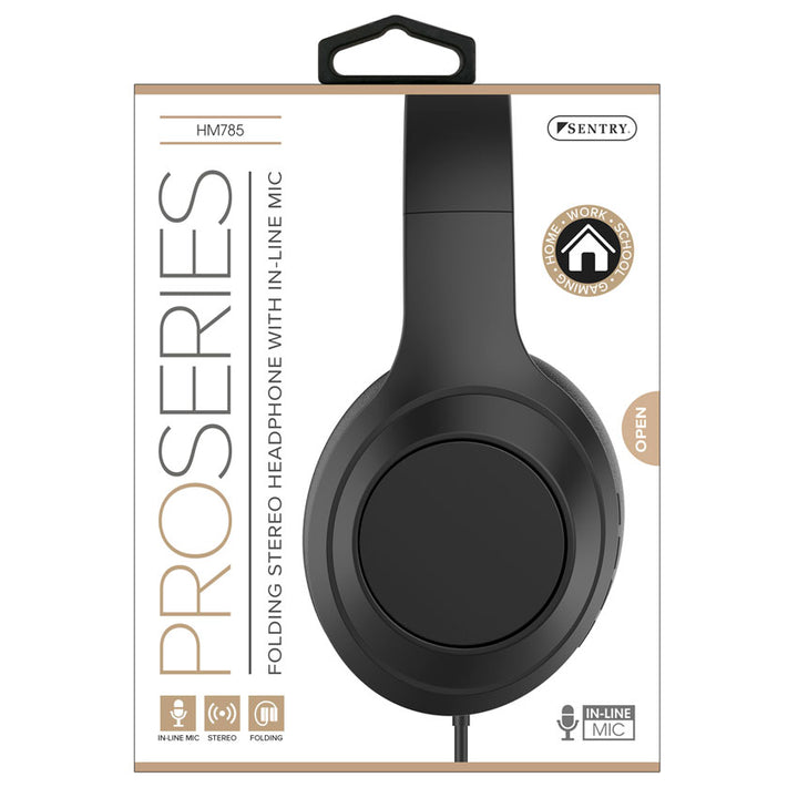 AUDIFONOS SENTRY PRO SERIES NEGRO "G" (12)