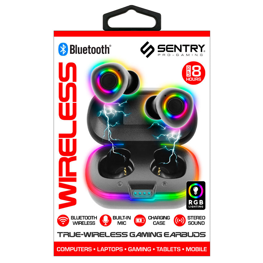 SENTRY AUDIFONOS GAMING TRUE WIRELESS IN-EAR COLOR NEGRO