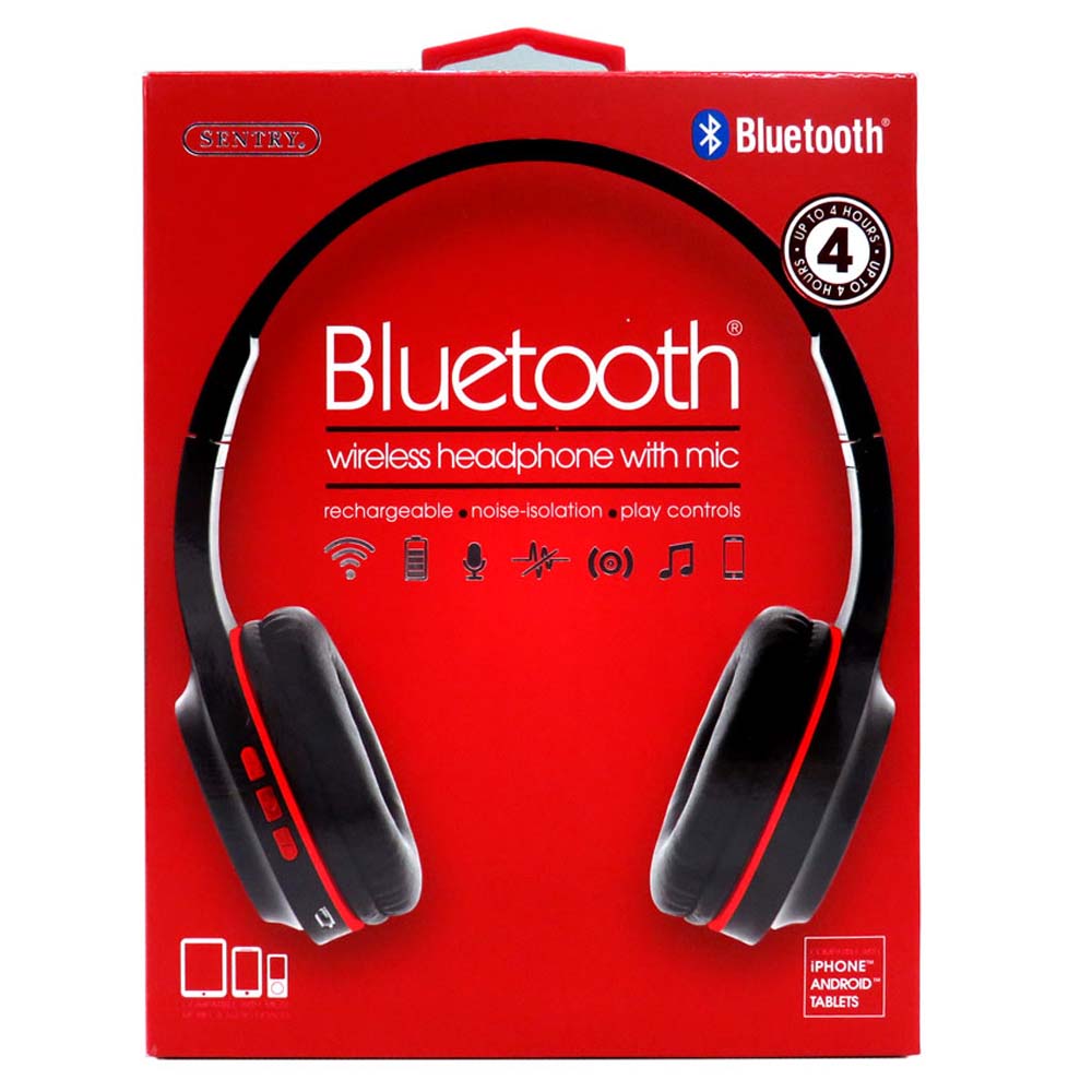 SENTRY AUDIFONOS BLUETOOTH ON EAR COLOR NEGRO