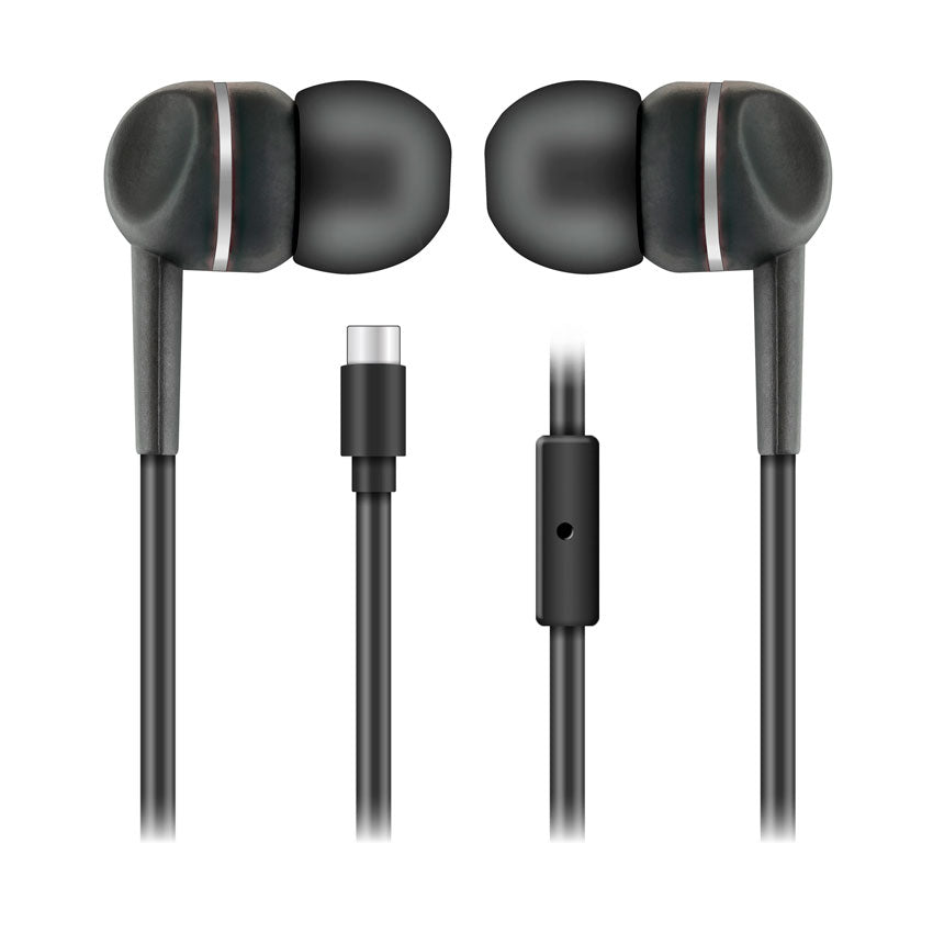 AUDIFONOS SENTRY TIPO C NEGRO (24)