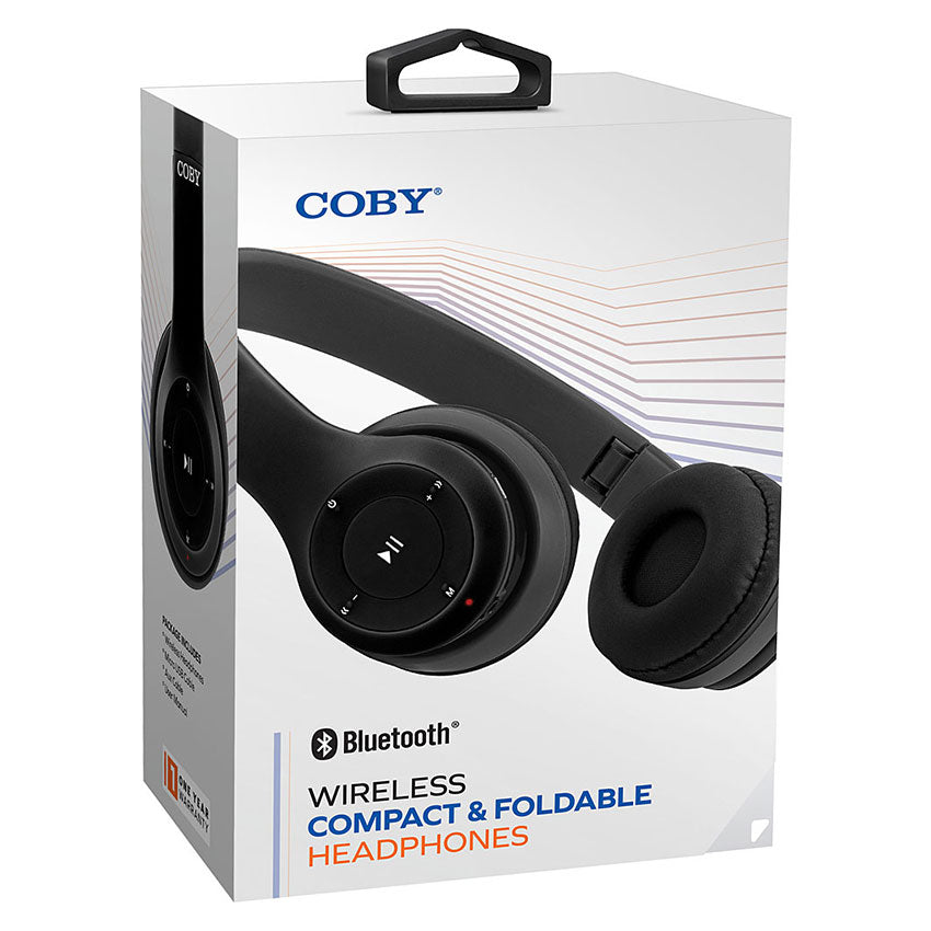 COBY AUDIFONOS BLUETOOTH ON EAR COLOR NEGRO