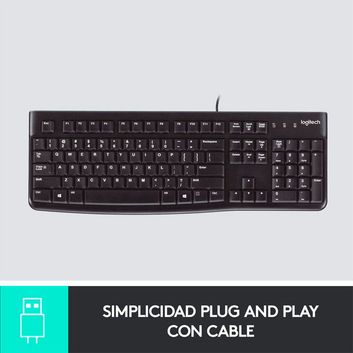 Teclado para Pc Logitech K120