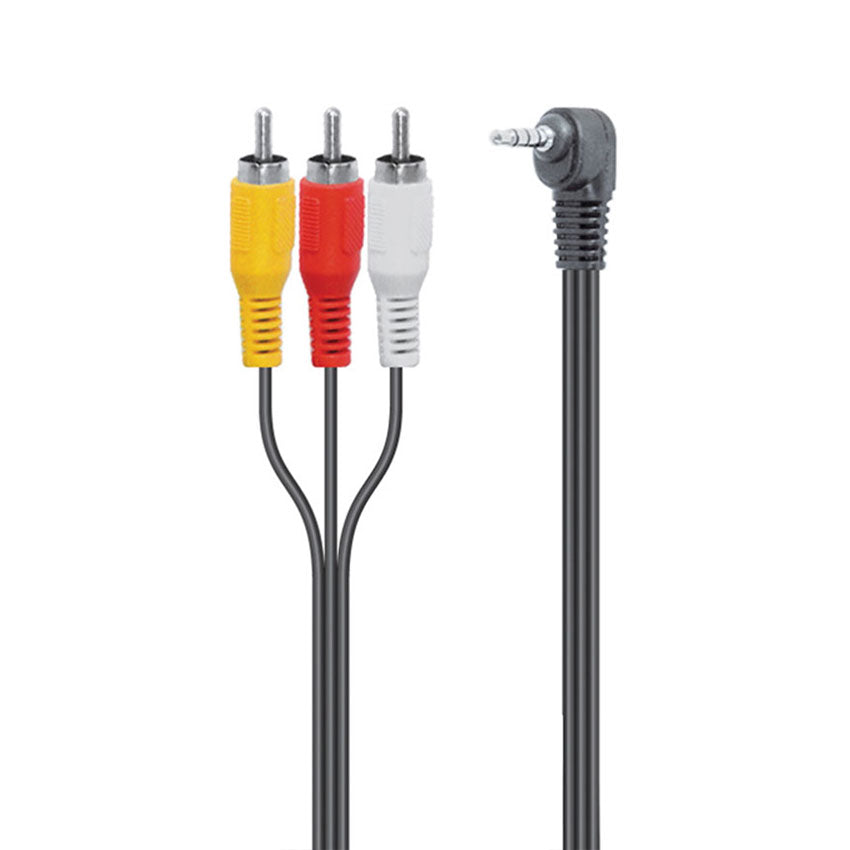 MITZU CABLE AUDIO-VIDEO RCA A 3.5 MACHO 1.80 MTS