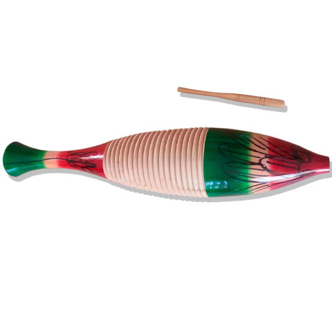 GUIRO PESCADO DE MADERA INFANTIL