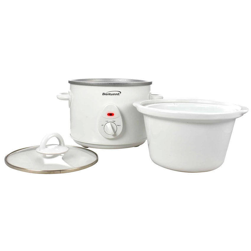 BRENTWOOD OLLA LENTO COCIMIENTO 3L BLANCA