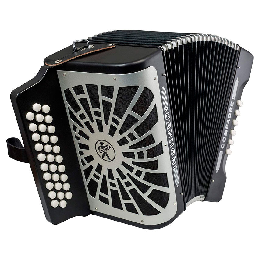 HOHNER ACORDEON COMPADRE BOTONES SOL NEGRO