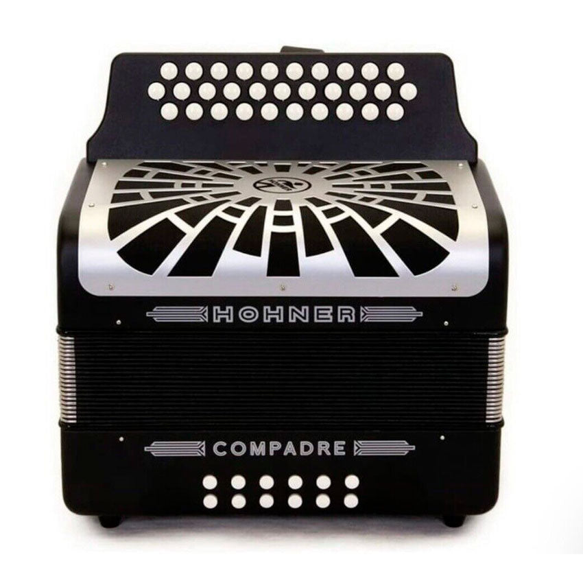 HOHNER ACORDEON COMPADRE BOTONES SOL NEGRO