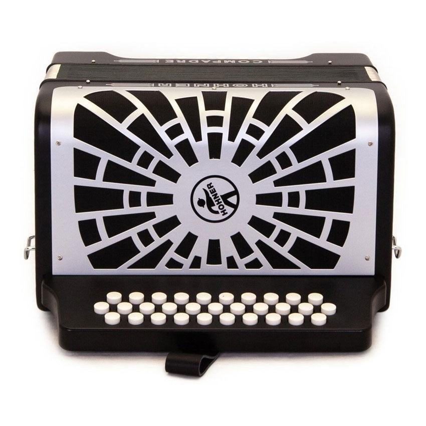 HOHNER ACORDEON COMPADRE BOTONES SOL NEGRO