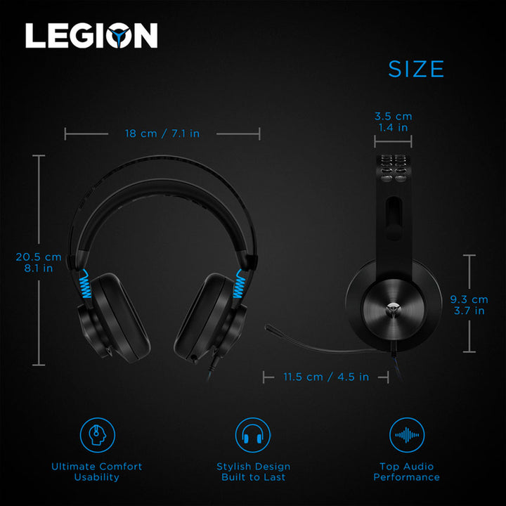 LENOVO AUDIFONOS GAMING LEGION H300