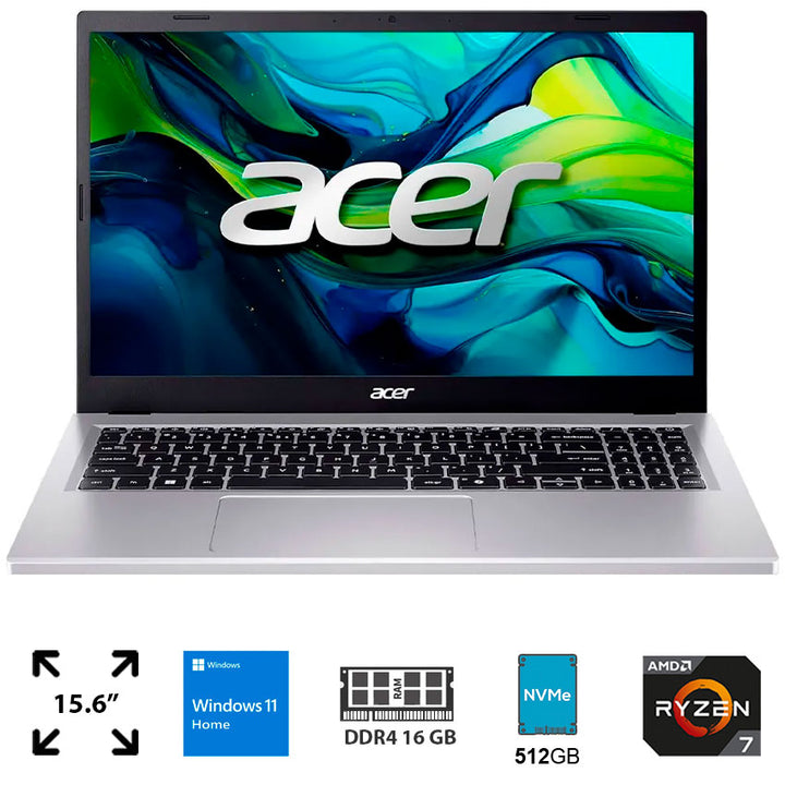 Acer Laptop 15.6" 16 Gb Ram 512 Gb Disco Duro