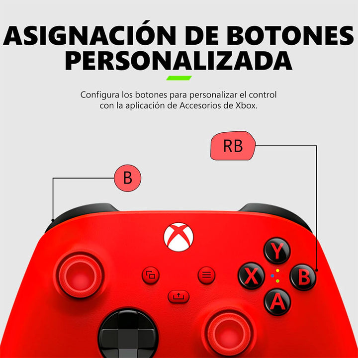 MICROSOFT CONTROL PARA XBXONE ROJO