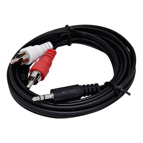 GE CABLE AUX 3.5 A 2 RCA 6FT