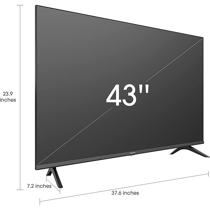 HISENSE TELEVISION 43" PULGADAS RESOLUCION 4K UHD SMART TV 43A4H