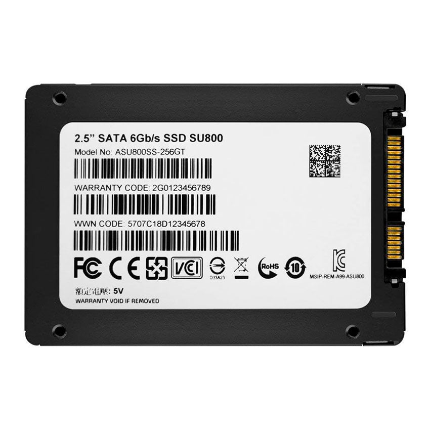 ADATA DISCO DURO SOLIDO 256GB ASU800SS-256GT-C