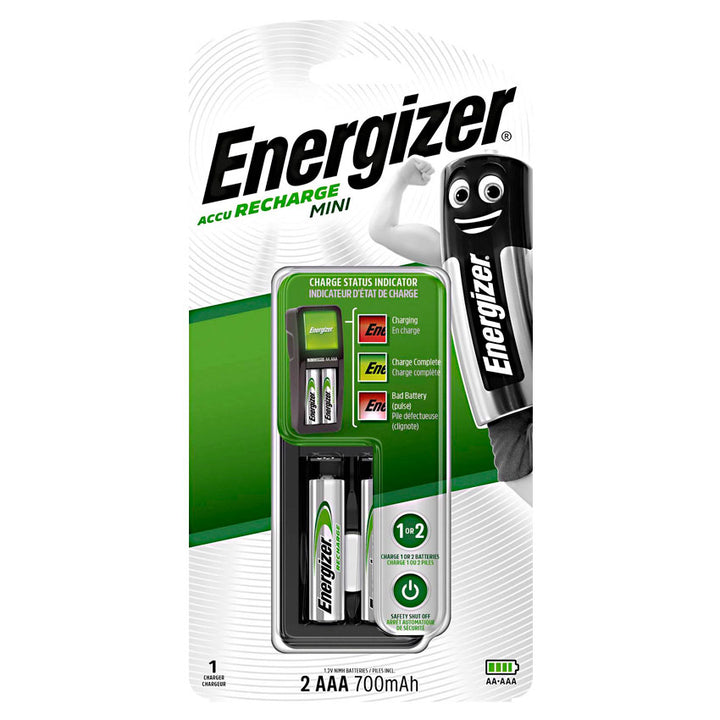 ENERGIZER CARGADOR INCLUYE 2 BATERIAS AA