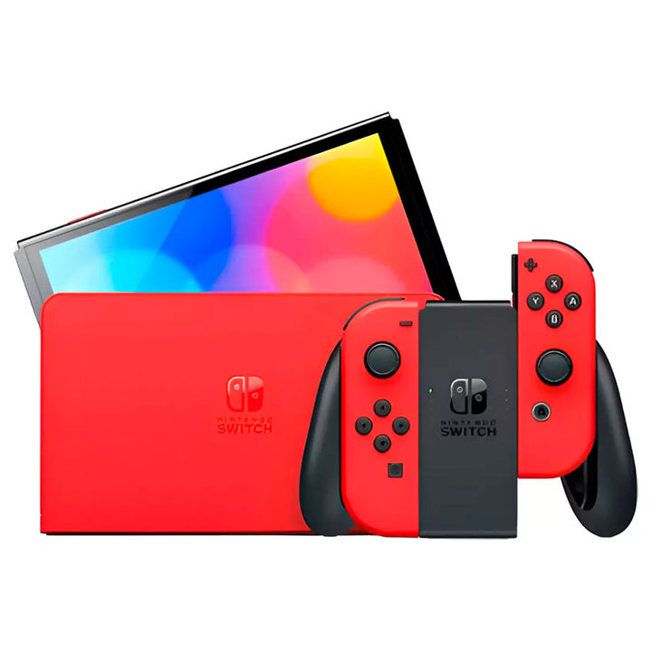 NINTENDO SWITCH - OLED 64GB MODEL: MARIO RED EDITION