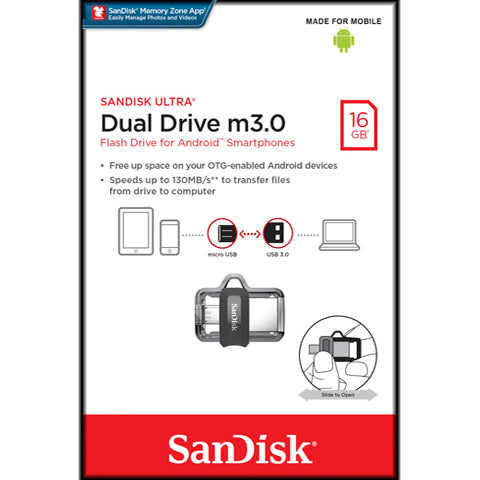 SANDISK MEMORIA USB 16GB SDDD3016GG46