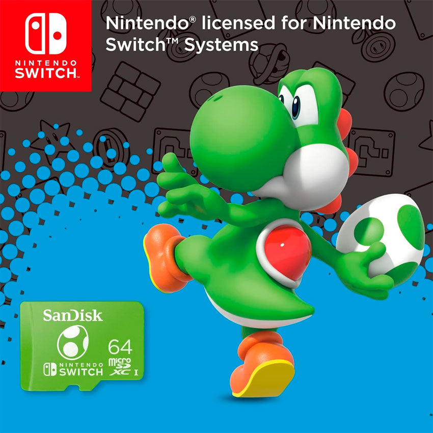 SANDISK MEMORIA SD 64 GB NINTENDO SWITCH