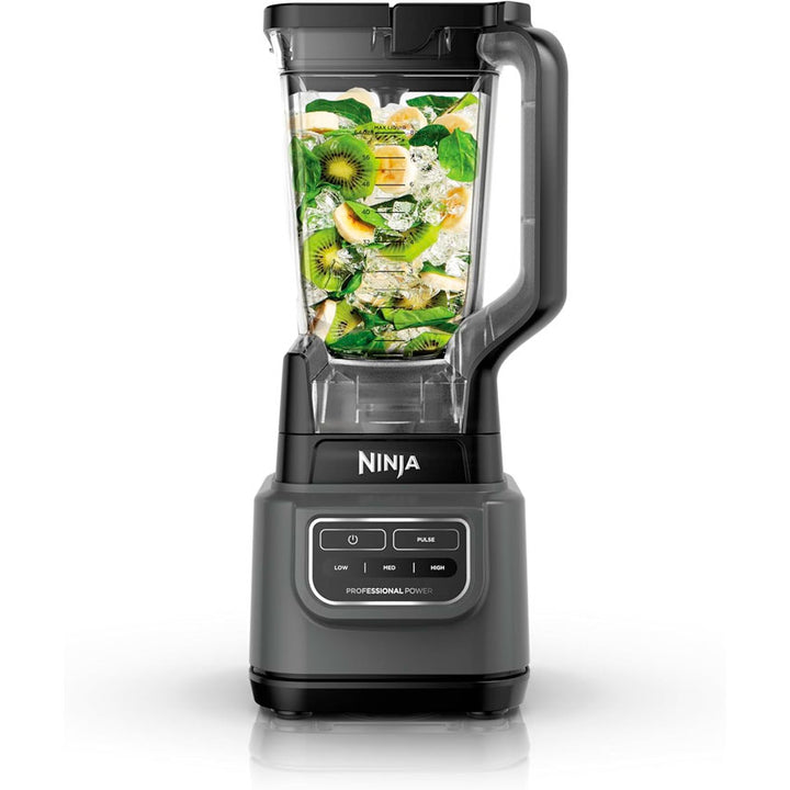 LICUADORA NINJA 4 VEL VASO PLASTICO GRIS OBSCURO