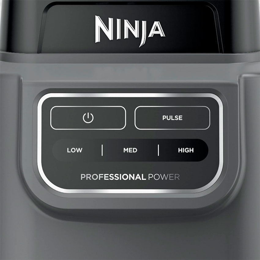 LICUADORA NINJA 4 VEL VASO PLASTICO GRIS OBSCURO