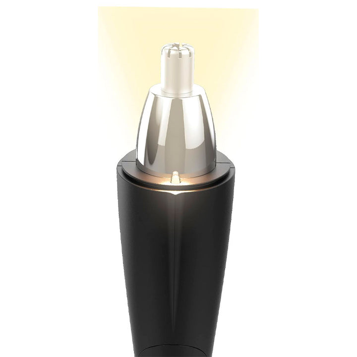 GROOM ESSENTIALS CORTADORA DE NARIZ Y OREJAS CON LUZ LED