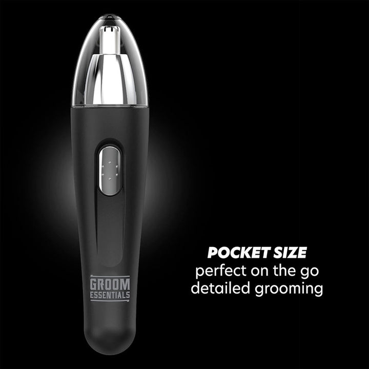 GROOM ESSENTIALS CORTADORA DE NARIZ Y OREJAS CON LUZ LED