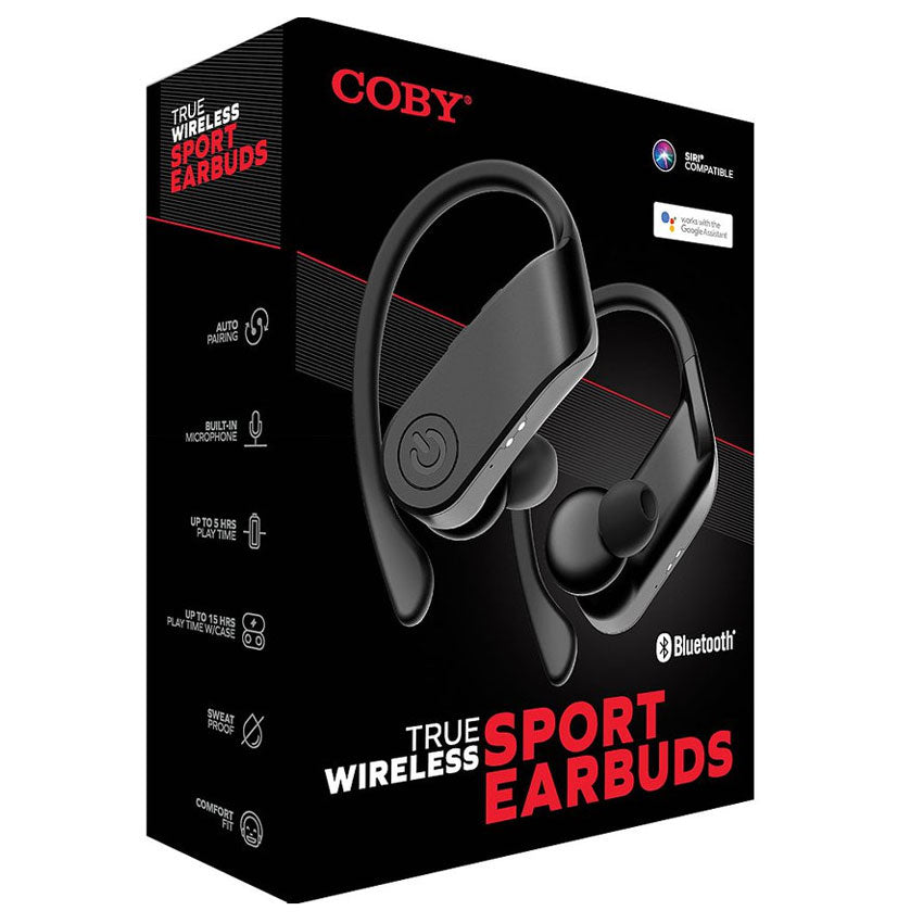 COBY AUDIFONOS TRUE WIRELESS IN EAR COLOR NEGRO