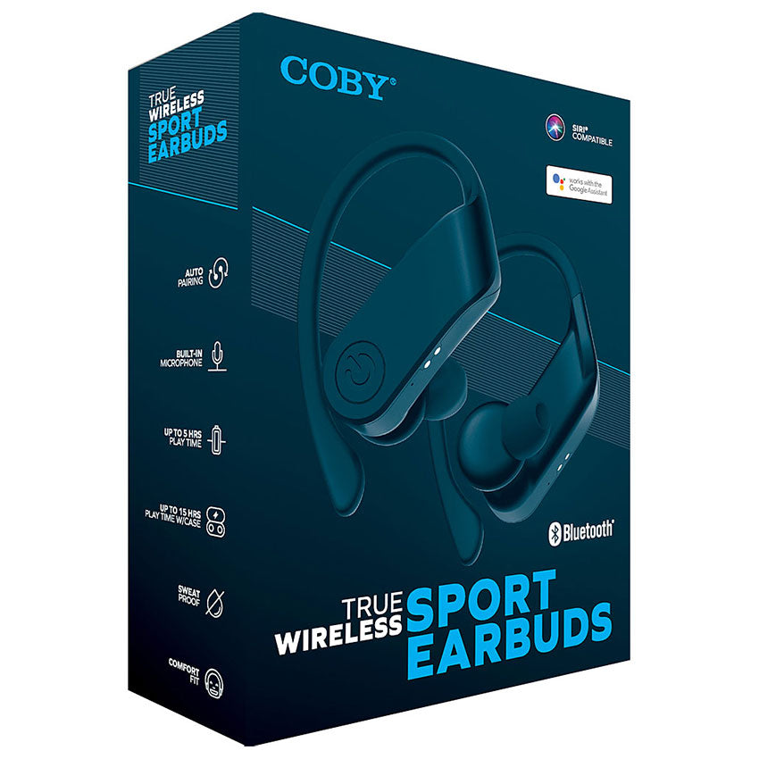 COBY AUDIFONOS TRUE WIRELESS IN EAR COLOR AZUL