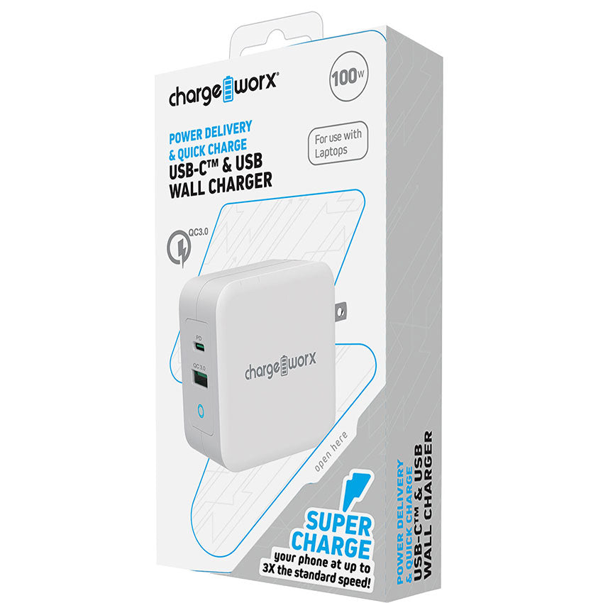 CHARGE WORX ADAPTADOR AC CON 2 USB