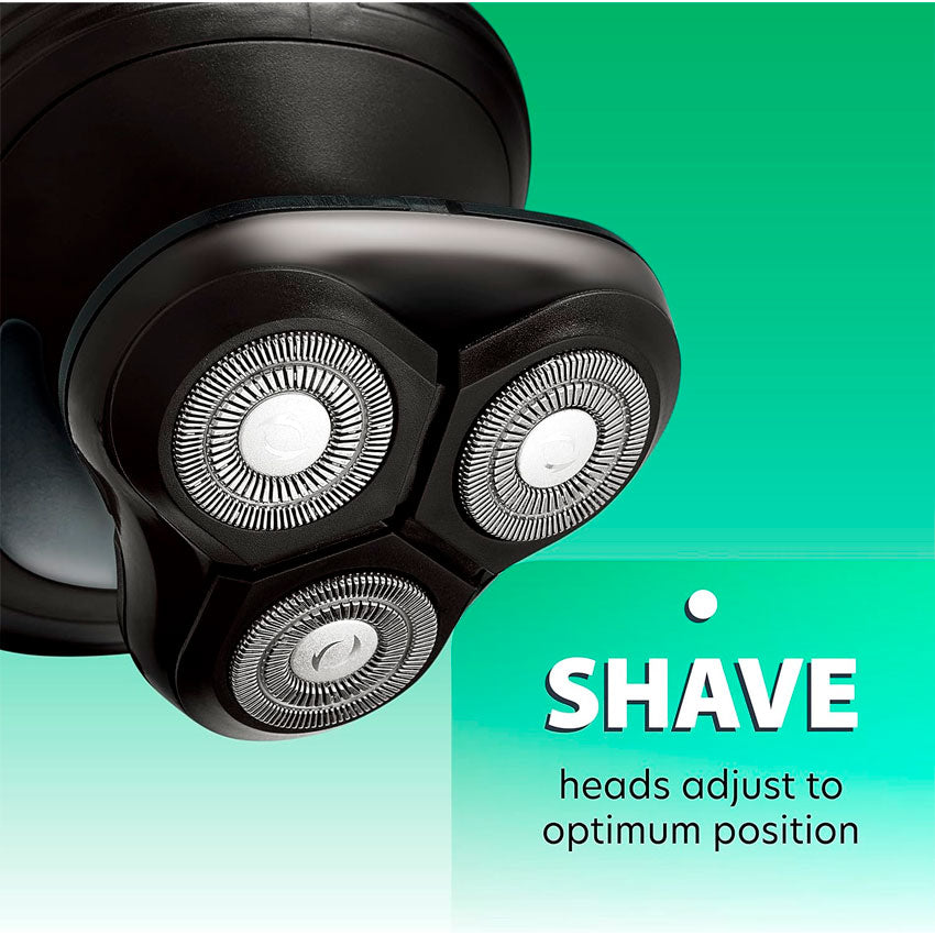 GROOM ESSENTIALS AFEITADORA ROTATIVA 3 CABEZALES