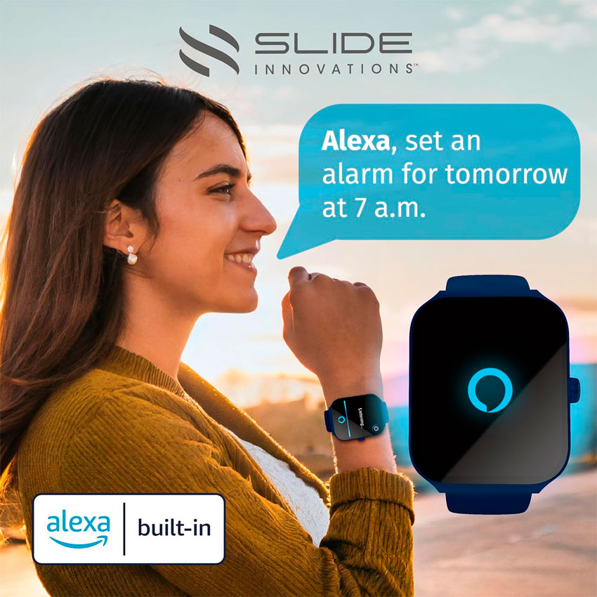 SLIDE SMARTWATCH RELOJ INTELIGENTE UNISEX PRESION ARTERIAL DEPORTIVO